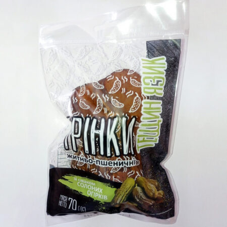 "Mother-in-law's Tongue" Rye-Wheat Toasts with Pickled Cucumber Flavor